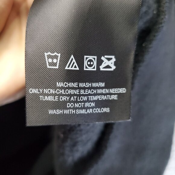 Hurley Shirt Mens Medium Black Full Zip Kangaroo Pocket Hoodie - Picture 5 of 10